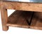 Alaterre Furniture Millwork 48" Wood and Zinc Metal Coffee Table with Shelf AWMW1271Z - alternate 3